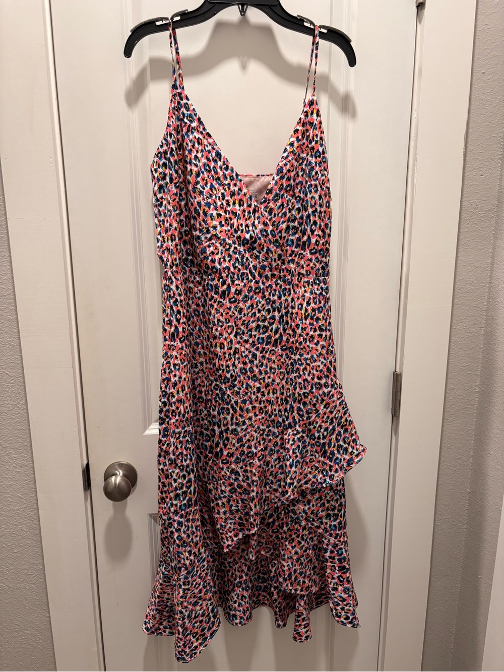 Molly Bracken Leopard Multicolor Midi Dress